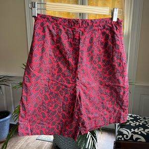 Vintage Paisley Bermuda Short